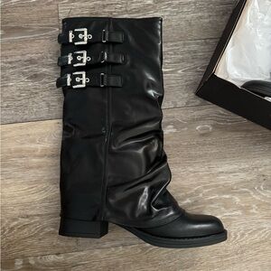 NWT Stylish Black Women's Boots
